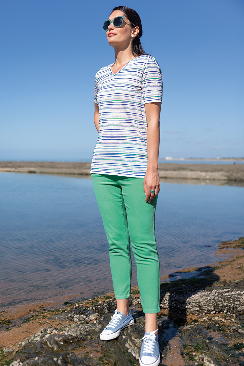 Pantalon jegging 7/8° coton - 3 Monsieur Solfin | Fabriqué en France
