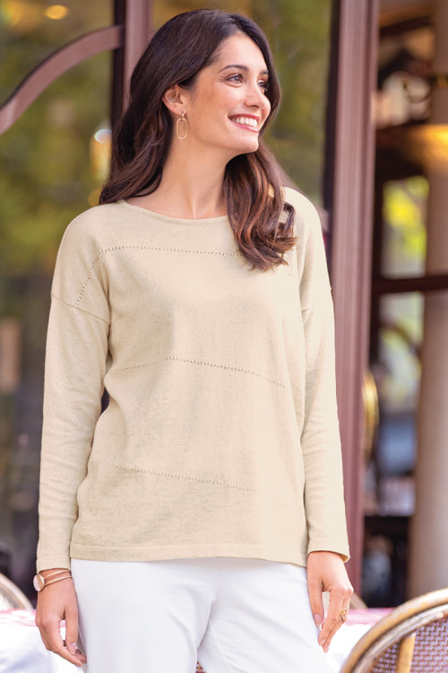 Pull coupe ample en coton - 1 Monsieur Solfin | Fabriqué en France