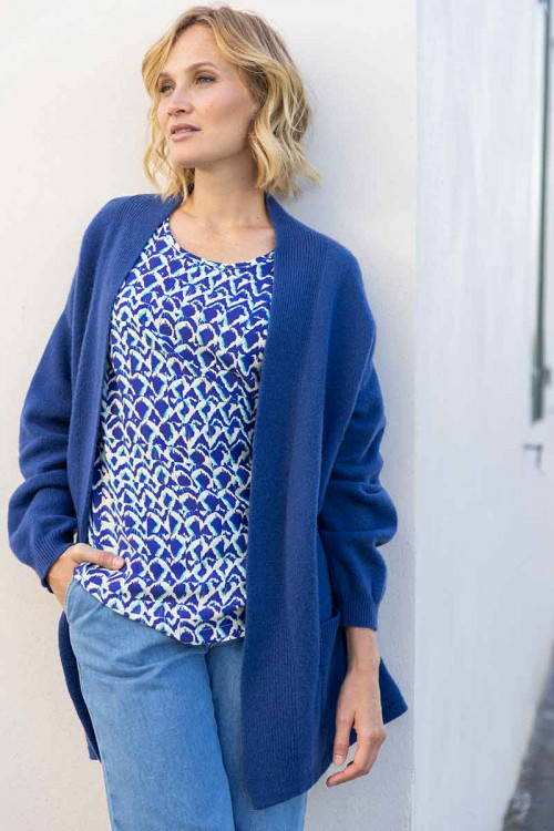 Blouse imprimée en viscose - 1 Monsieur Solfin | Fabriqué en France 2