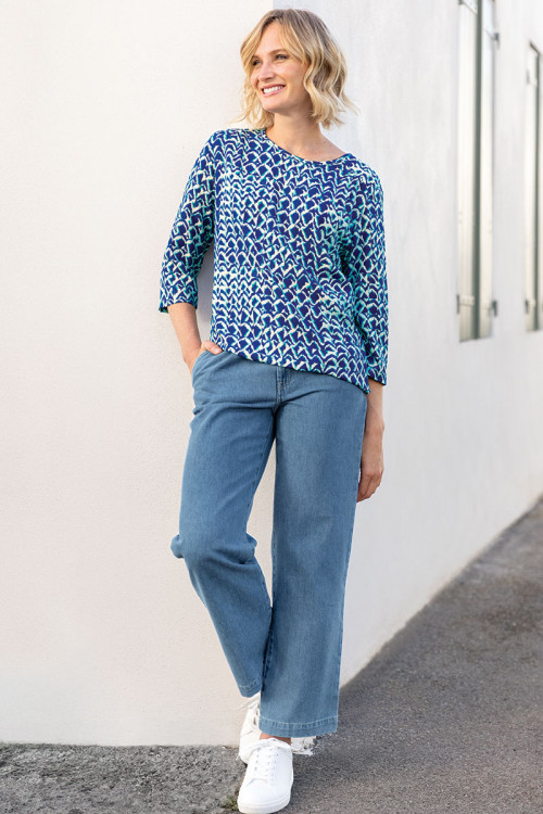 Jean large en coton - 1 Monsieur Solfin | Fabriqué en France