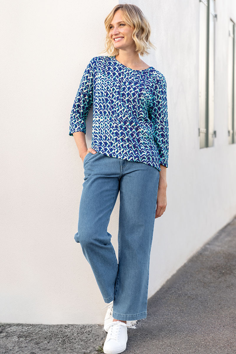 Jean large en coton - 1 Monsieur Solfin | Fabriqué en France