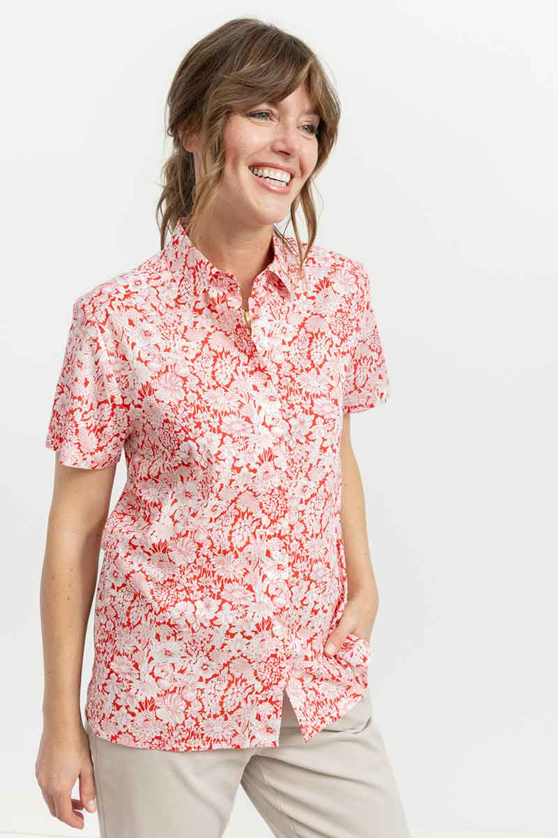 Chemisier en coton liberty - 3 Monsieur Solfin | Fabriqué en France Chemisier en coton liberty - 3 Monsieur Solfin | Fabriqué en France