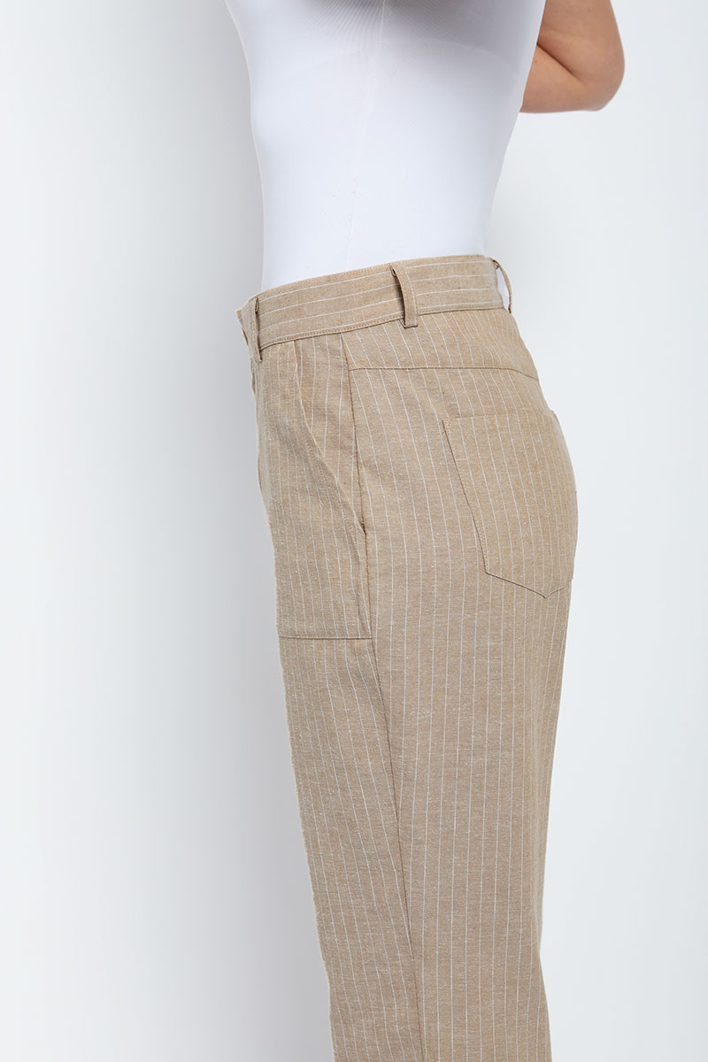 Le pantalon rayé 7/8ème - 4 Monsieur Solfin | Fabriqué en France
