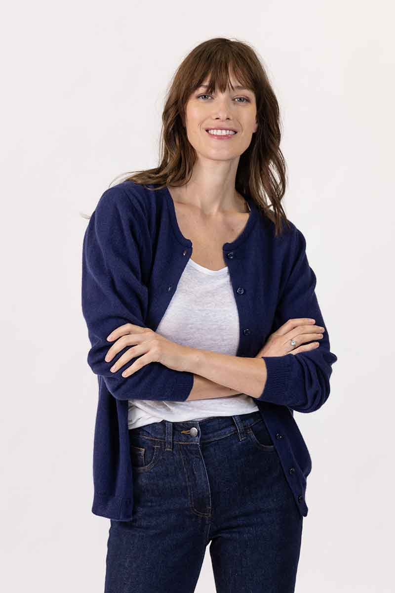 Cardigan en cachemire - 19 Monsieur Solfin | Fabriqué en France