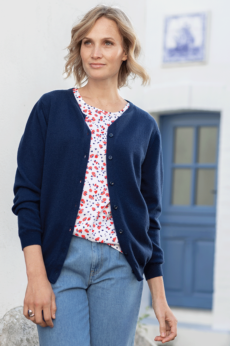 Cardigan en cachemire - 6 Monsieur Solfin | Fabriqué en France