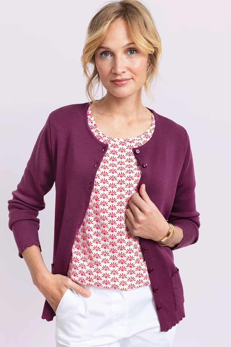Cardigan en laine - 1 Monsieur Solfin | Fabriqué en France