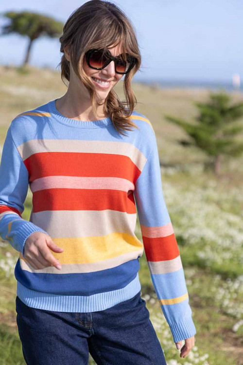 Pull en laine rayé - 1 Monsieur Solfin | Fabriqué en France 2