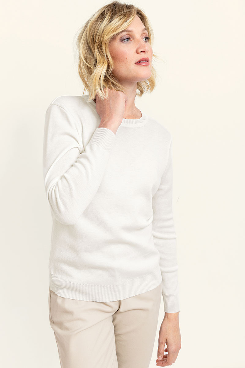 Pull en laine col rond - 5 Monsieur Solfin | Fabriqué en France