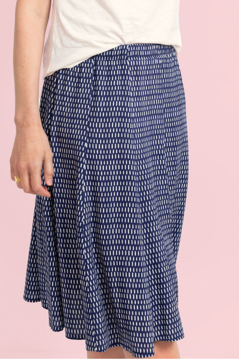 Jupe à panneaux en viscose - 5 Monsieur Solfin | Fabriqué en France