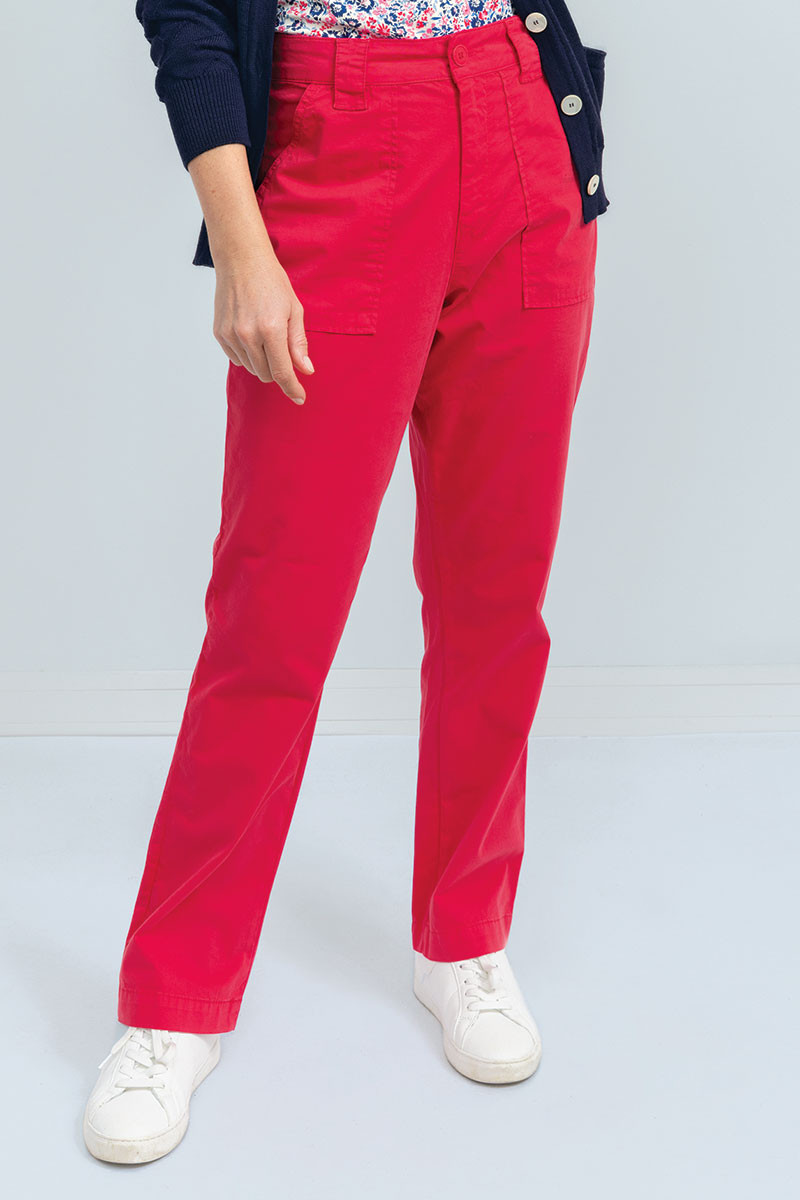 Pantalon taille haute en toile - 5 Monsieur Solfin | Fabriqué en France