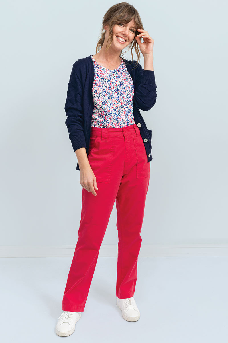 Pantalon taille haute en toile - 3 Monsieur Solfin | Fabriqué en France