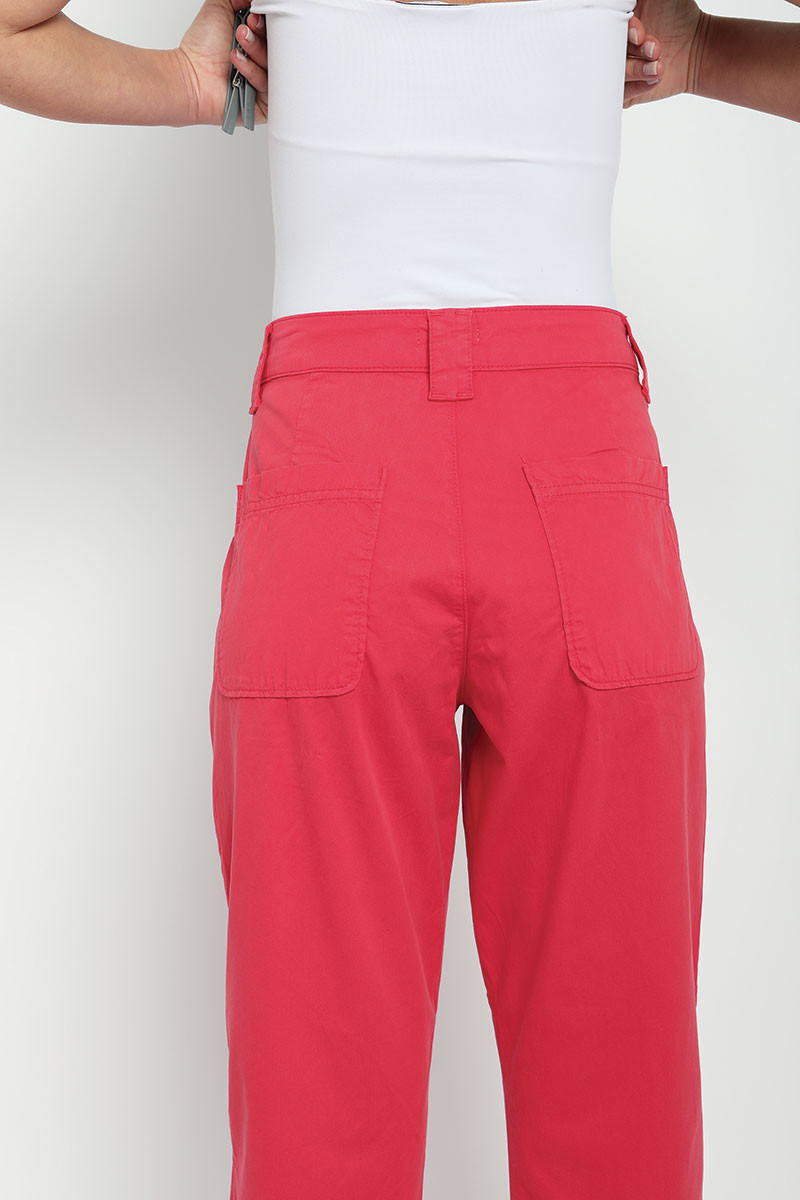 Pantalon taille haute en toile - 7 Monsieur Solfin | Fabriqué en France