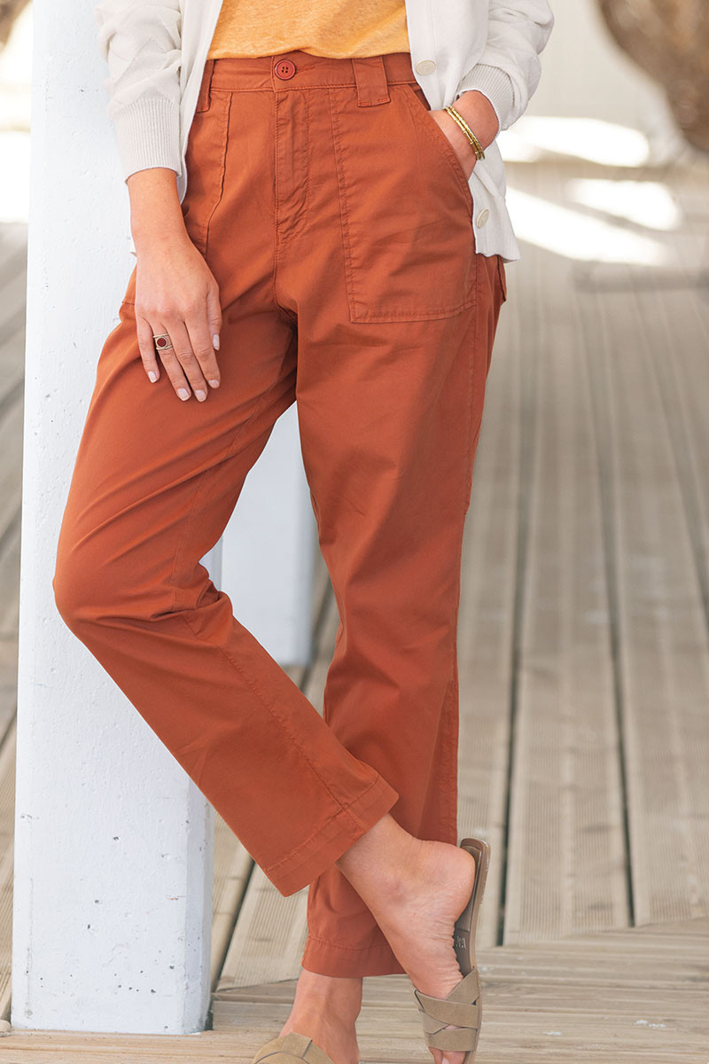 Pantalon taille haute en toile - 4 Monsieur Solfin | Fabriqué en France