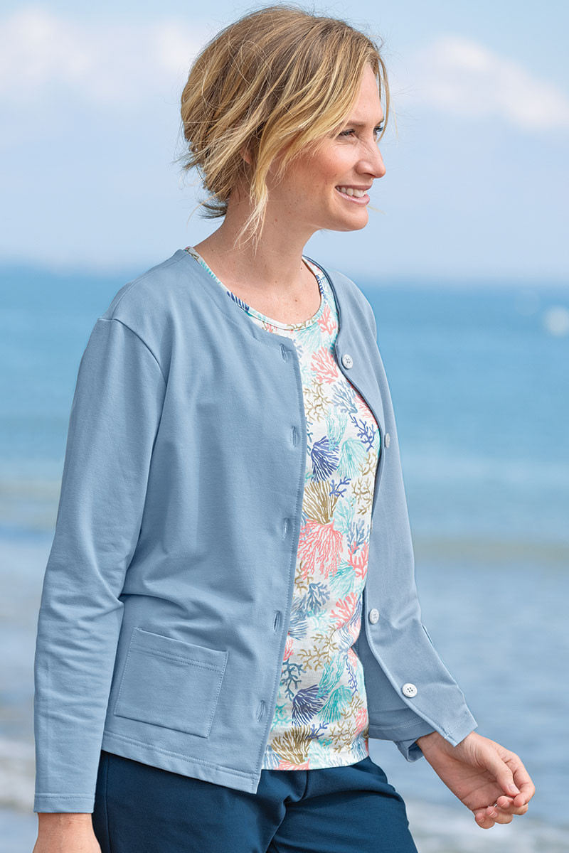 Veste molleton coton - 1 Monsieur Solfin | Fabriqué en France
