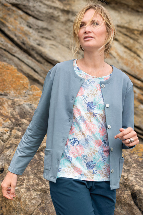 Veste molleton coton - 1 Monsieur Solfin | Fabriqué en France 2