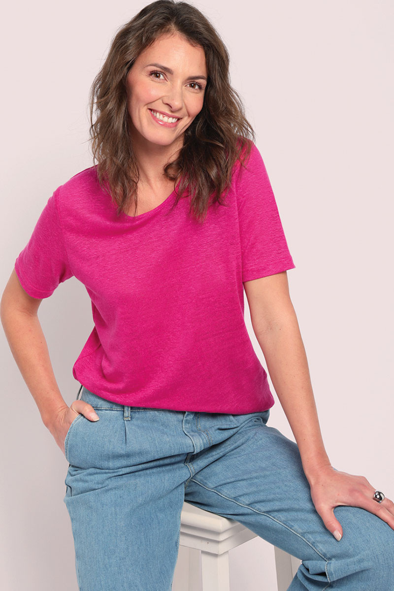 Tee-shirt manches courtes en lin - 6 Monsieur Solfin | Fabriqué en France Tee-shirt manches courtes en lin - 6 Monsieur Solfin | Fabriqué en France