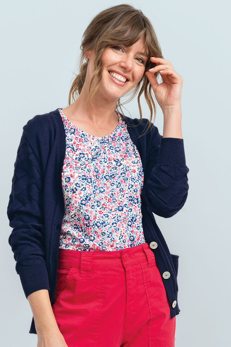 Gilet col V en laine - 5 Monsieur Solfin | Fabriqué en France
