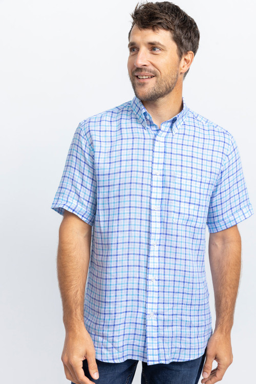 Chemise droite en lin - 1 Monsieur Solfin | Fabriqué en France 2
