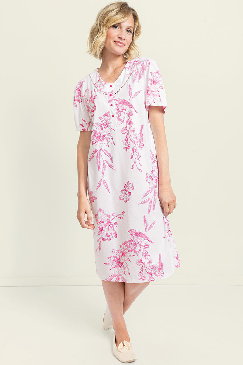 Chemise de nuit en coton made in France - 1 Monsieur Solfin | Fabriqué en France