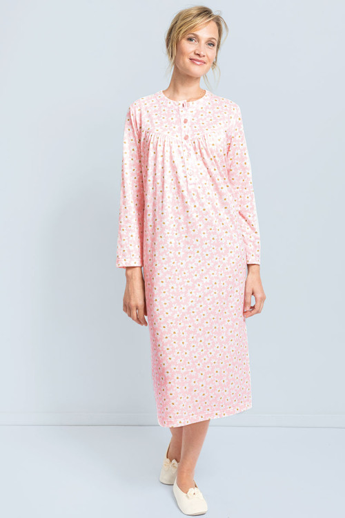 Chemise de nuit en coton manches longues - 1 Monsieur Solfin | Fabriqué en France 2