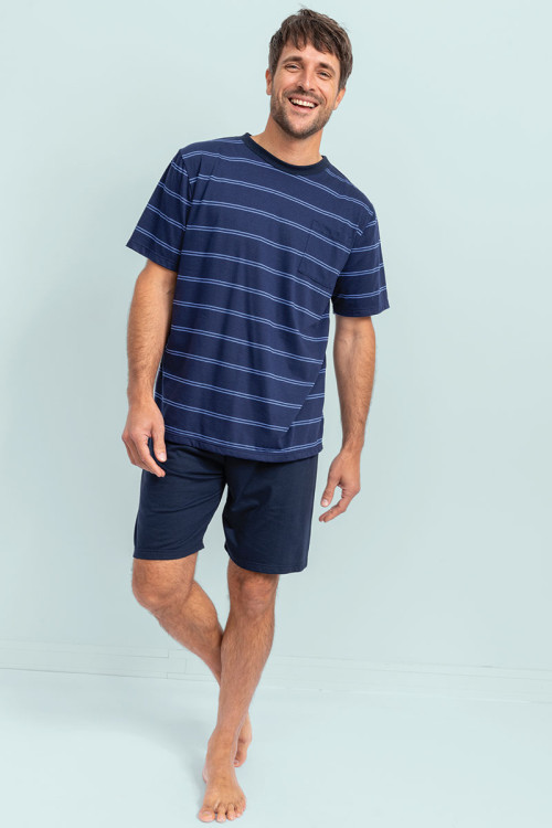 Pyjashort coton - 1 Monsieur Solfin | Fabriqué en France