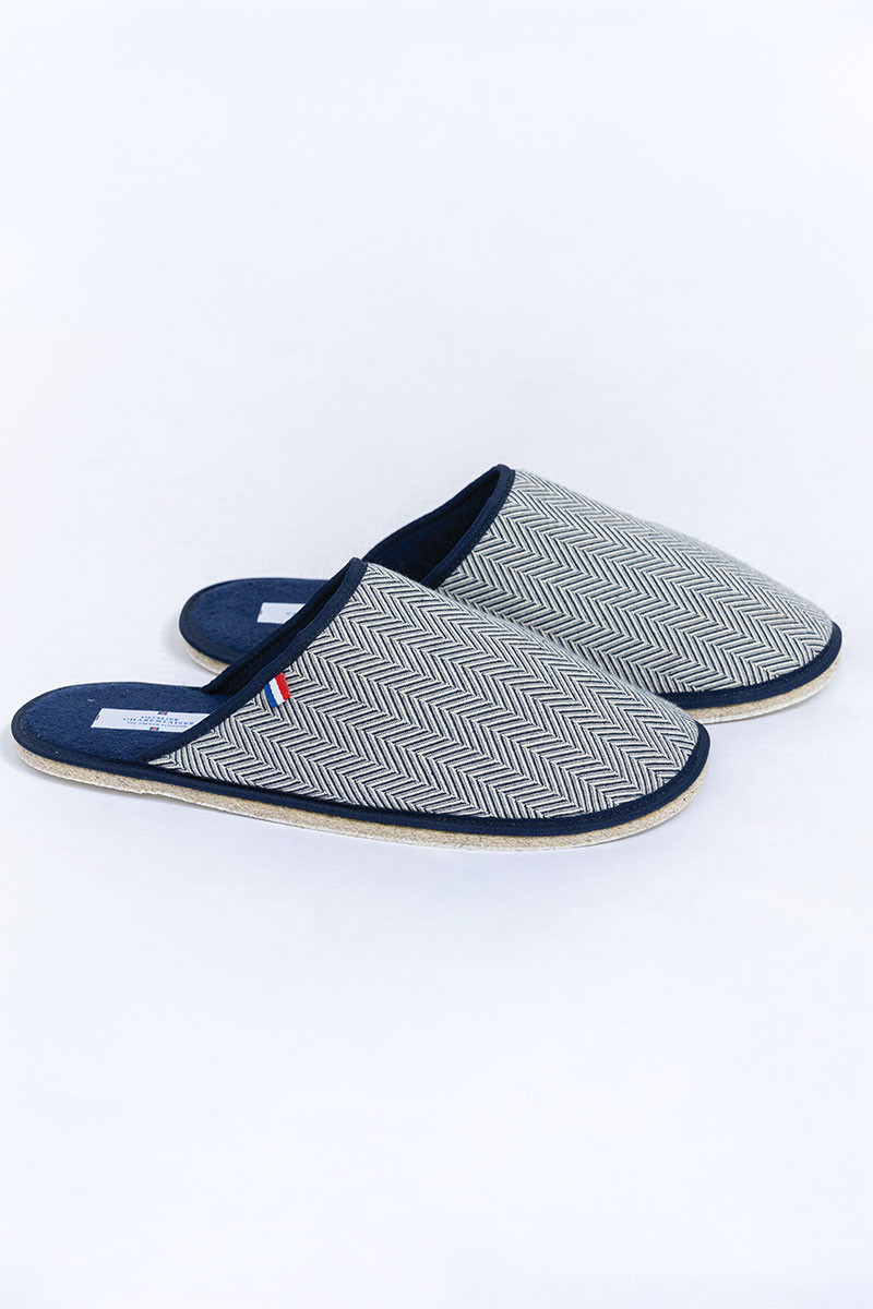 Chaussons d'été en coton - 1 Monsieur Solfin | Fabriqué en France