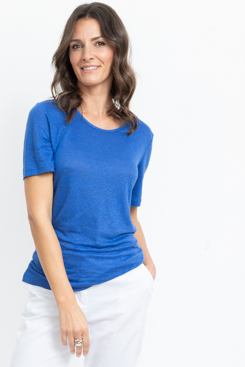 Tee-shirt manches courtes en lin - 3 Monsieur Solfin | Fabriqué en France Tee-shirt manches courtes en lin - 3 Monsieur Solfin | Fabriqué en France
