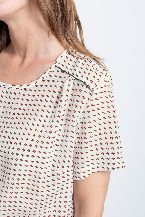 Blouse manches courtes - 1 Monsieur Solfin | Fabriqué en France 2