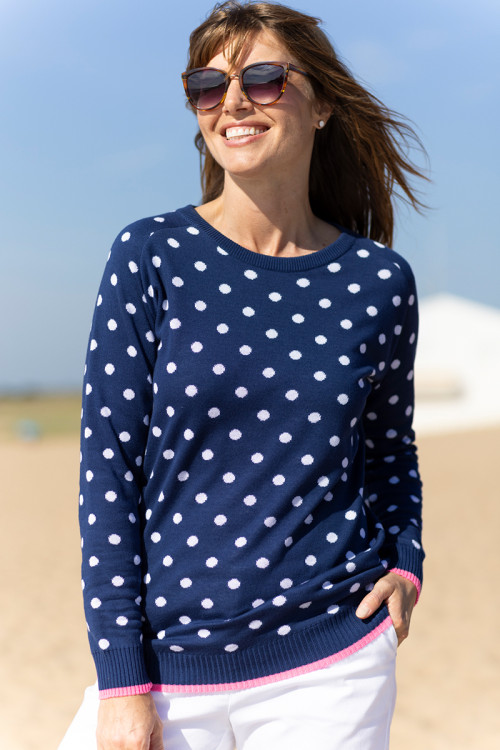 Pull à pois - 1 Monsieur Solfin | Fabriqué en France