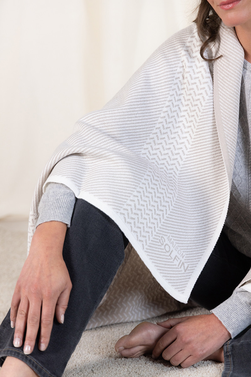 Plaid jacquard en laine - 4 Monsieur Solfin | Fabriqué en France