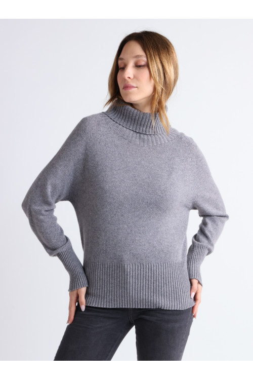 Pull col roulé cachemire - 1 Monsieur Solfin | Fabriqué en France