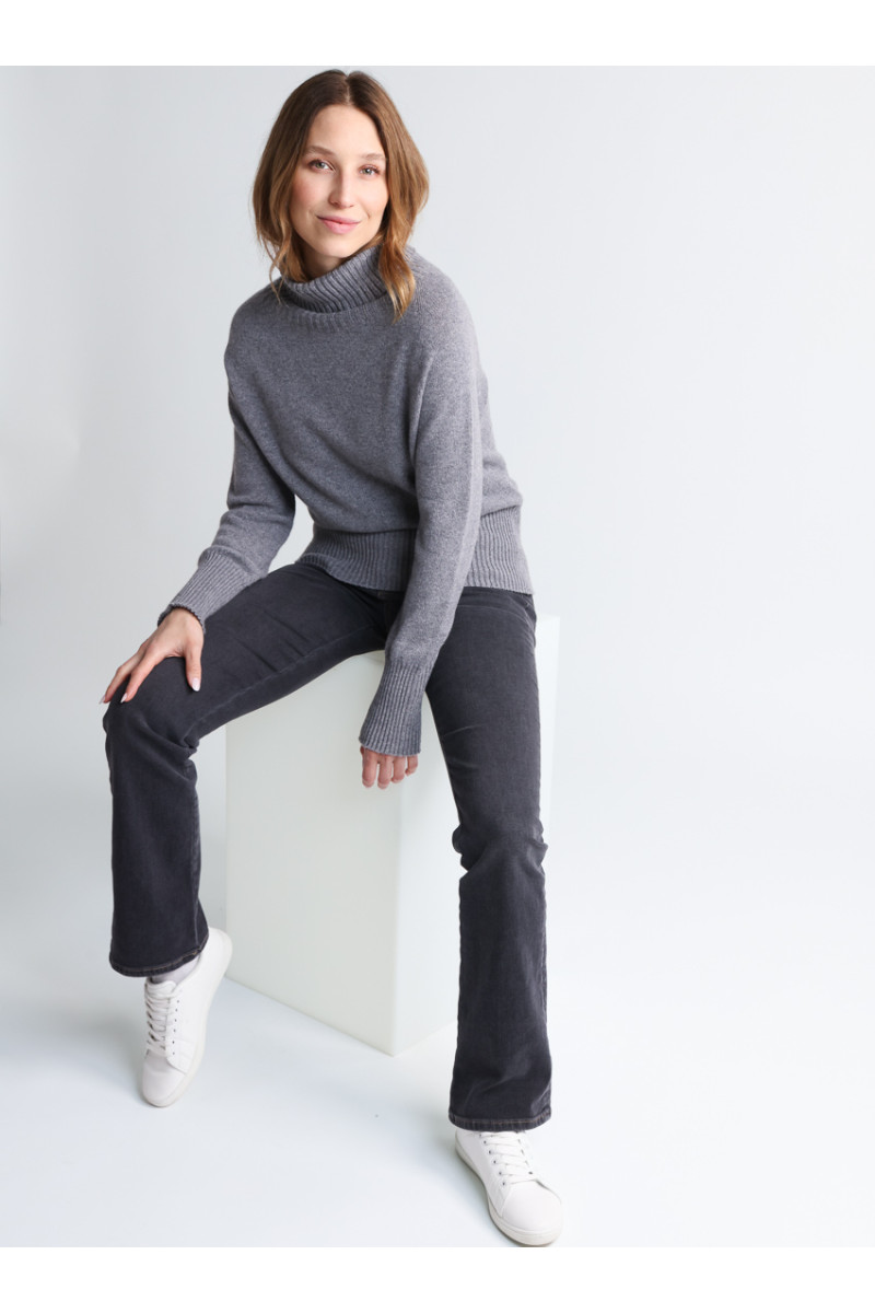 Pull col roulé cachemire - 2 Monsieur Solfin | Fabriqué en France