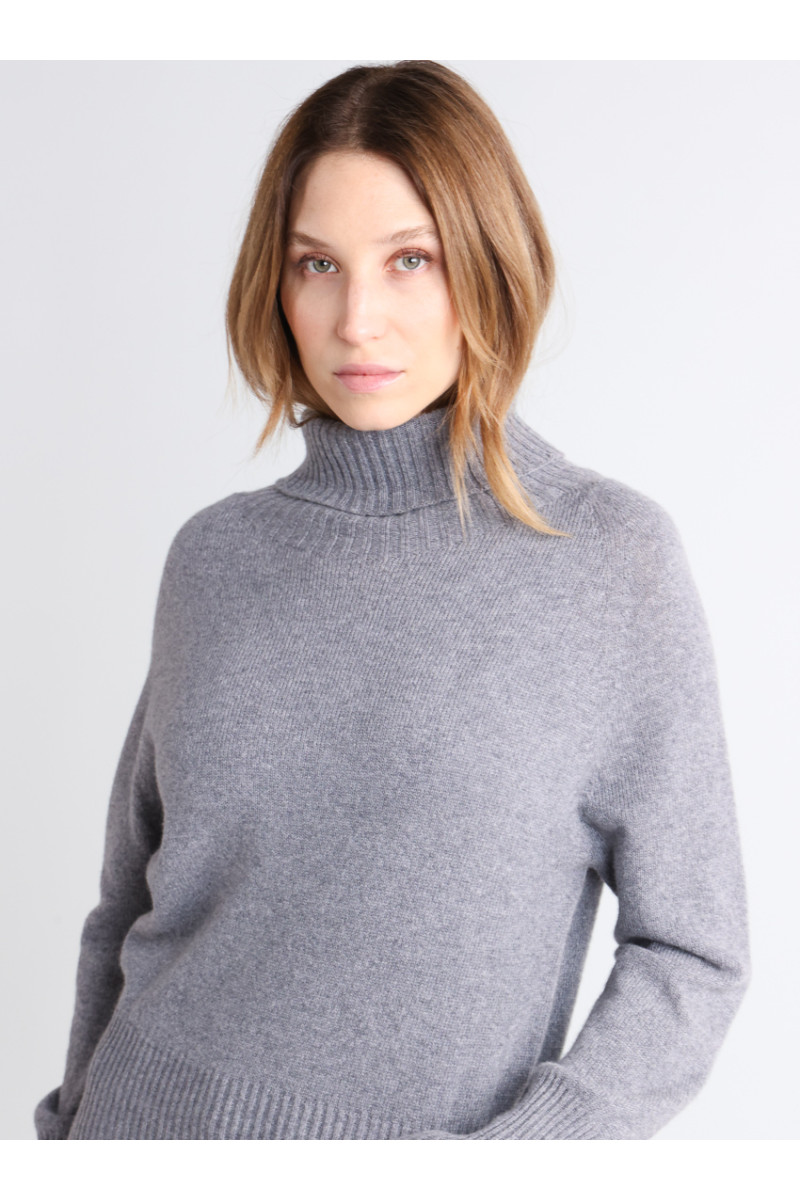 Pull col roulé cachemire - 4 Monsieur Solfin | Fabriqué en France