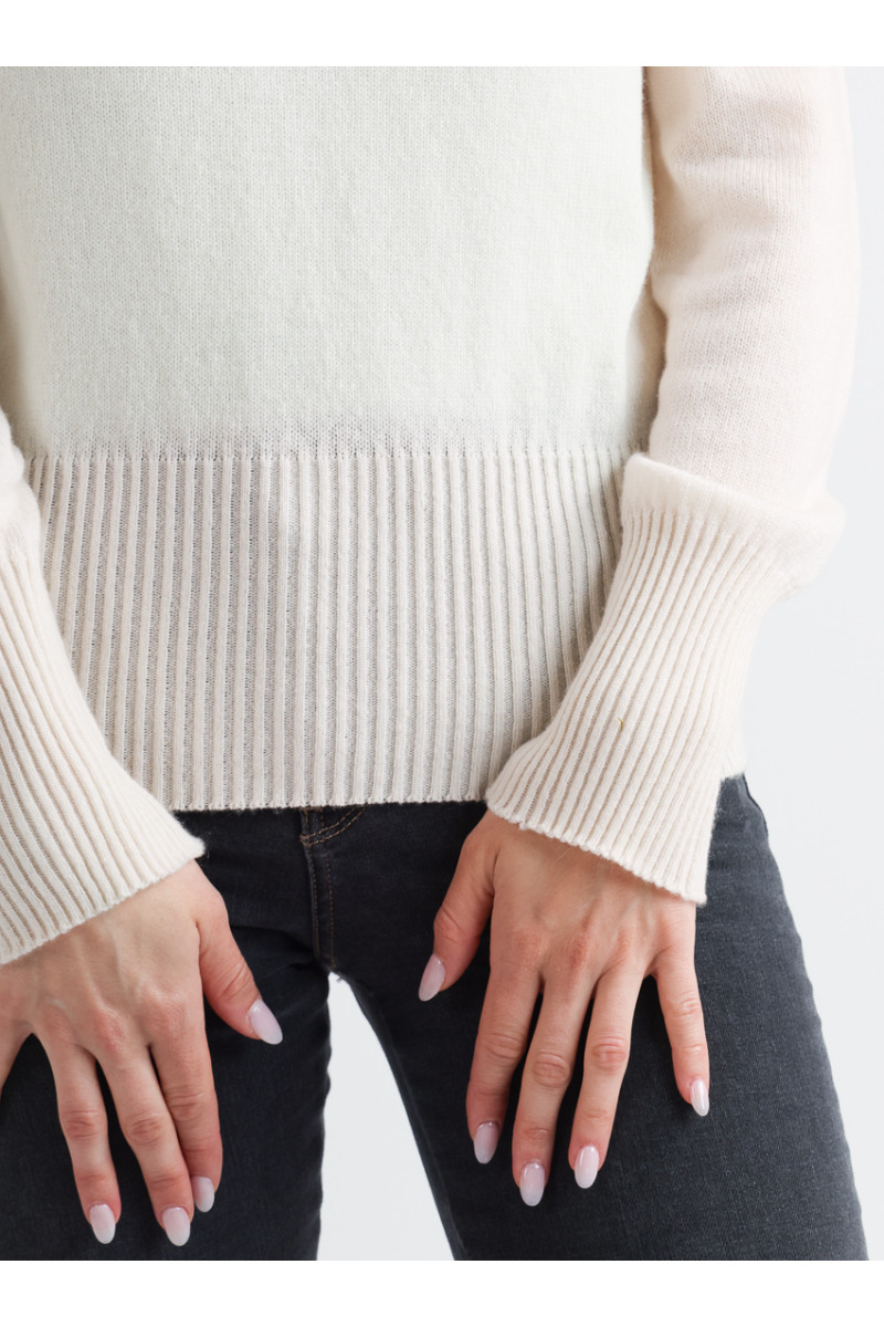 Pull col roulé cachemire - 7 Monsieur Solfin | Fabriqué en France