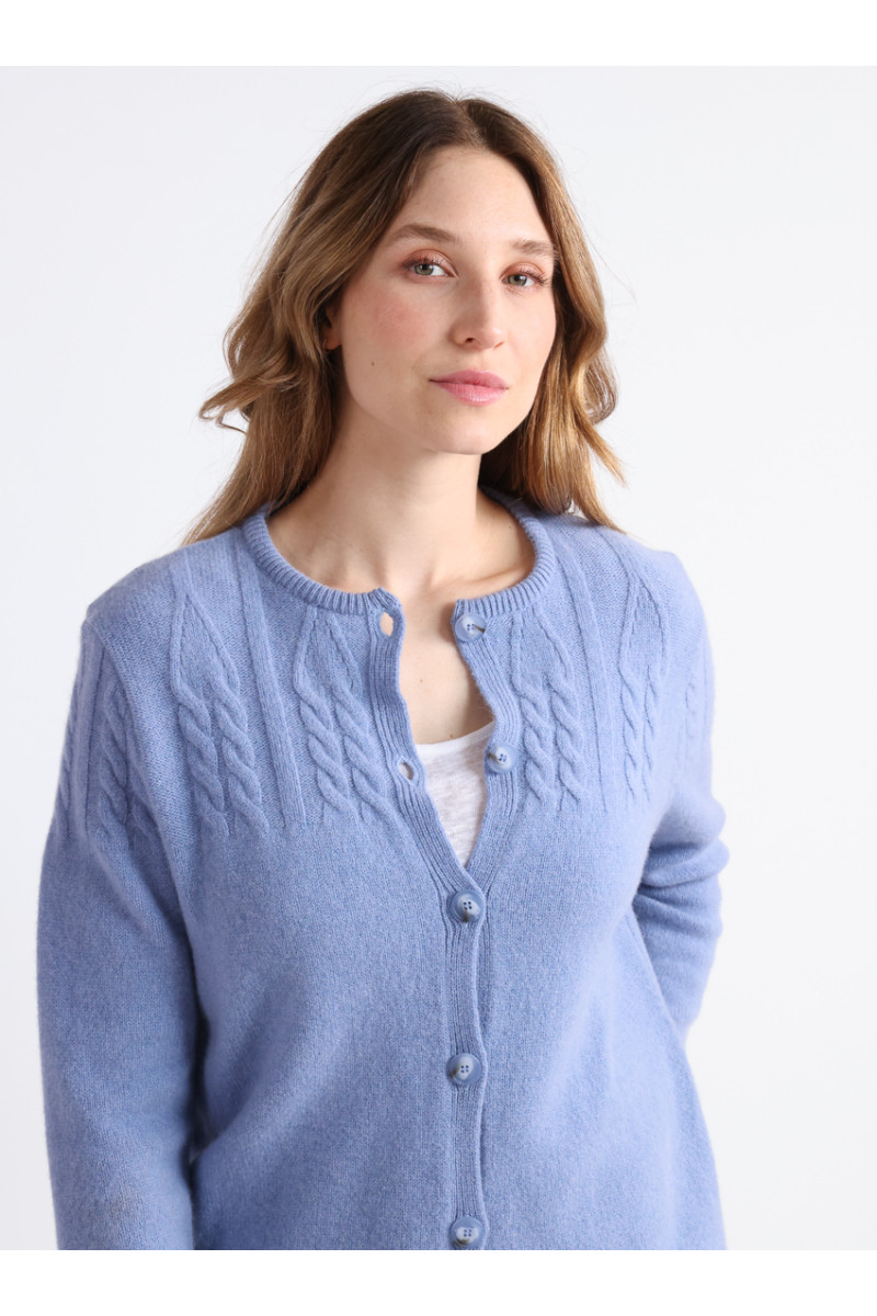 Cardigan laine mérinos - 2 Monsieur Solfin | Fabriqué en France