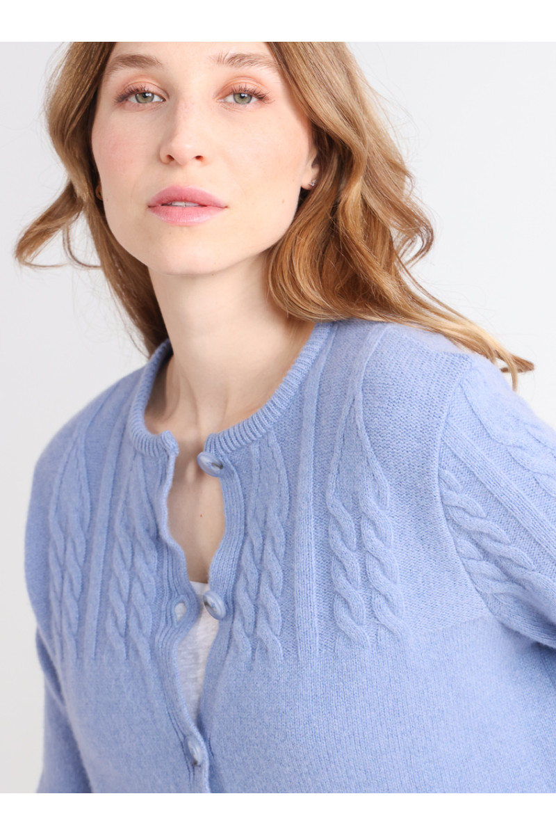 Cardigan laine mérinos - 6 Monsieur Solfin | Fabriqué en France