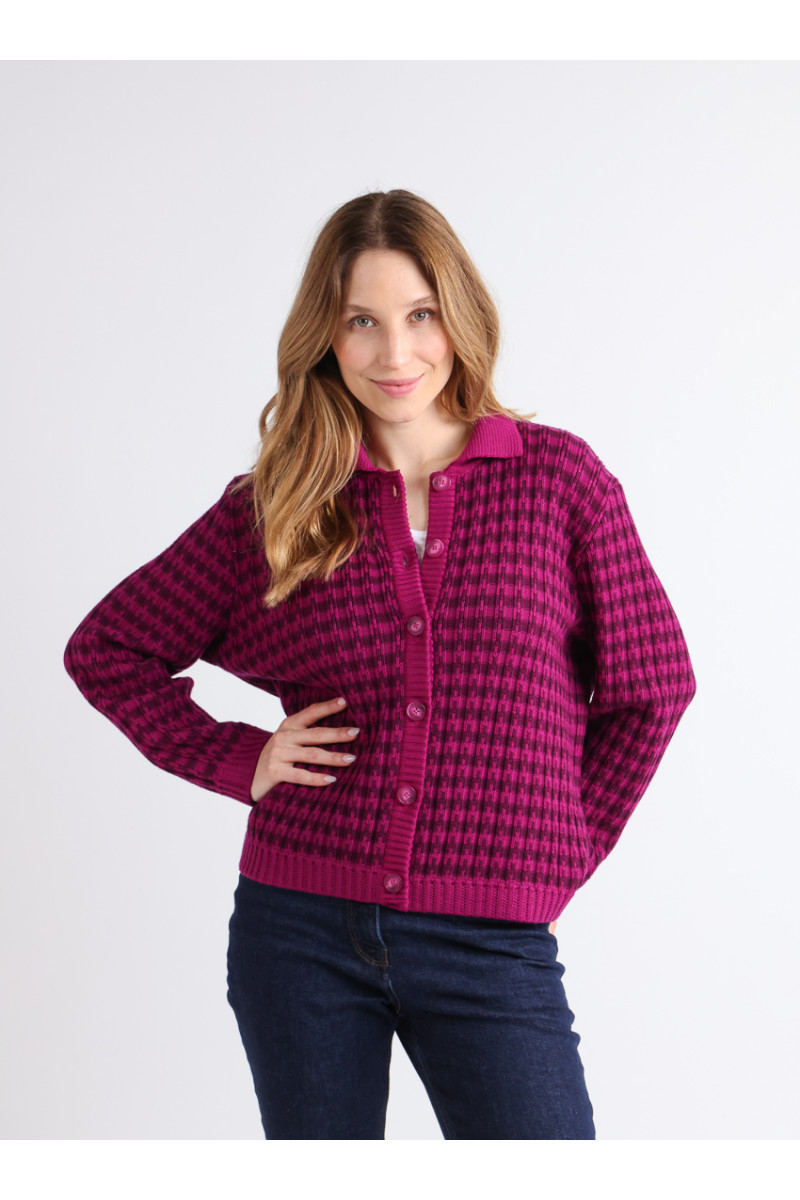 Veste en laine rayée - 1 Monsieur Solfin | Fabriqué en France