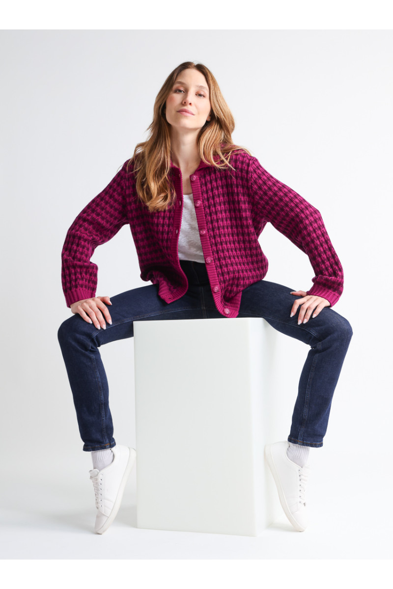 Veste en laine rayée - 3 Monsieur Solfin | Fabriqué en France