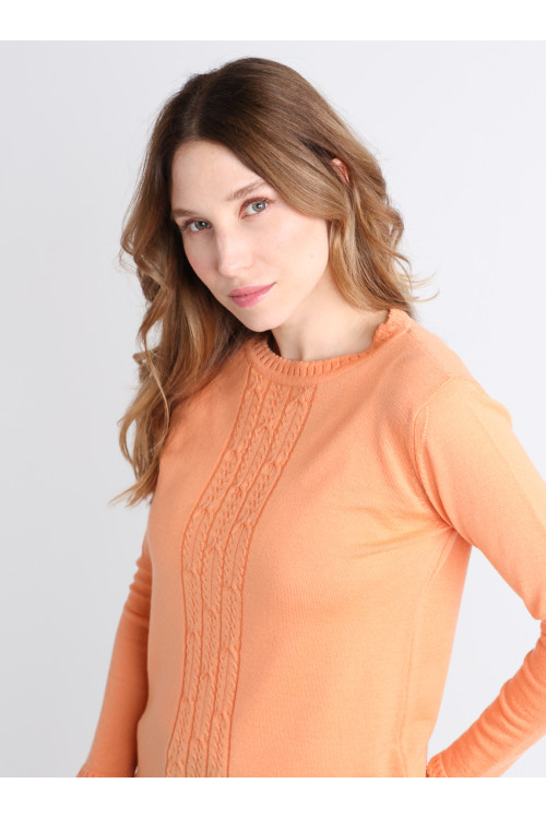 Pull en laine torsades - 1 Monsieur Solfin | Fabriqué en France 2