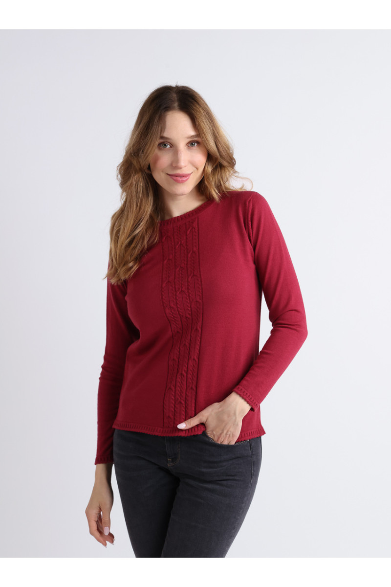 Pull en laine torsades - 5 Monsieur Solfin | Fabriqué en France