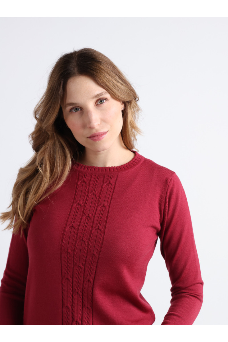 Pull en laine torsades - 6 Monsieur Solfin | Fabriqué en France