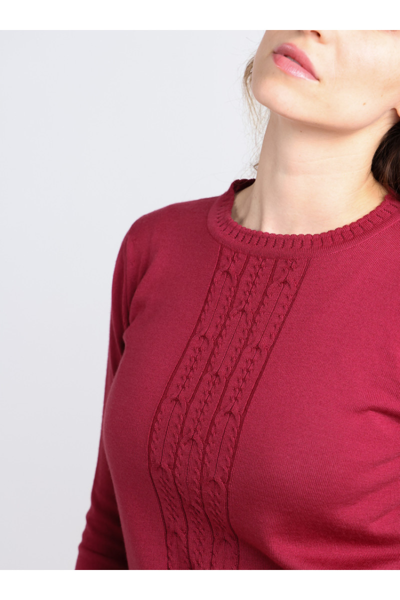 Pull en laine torsades - 7 Monsieur Solfin | Fabriqué en France