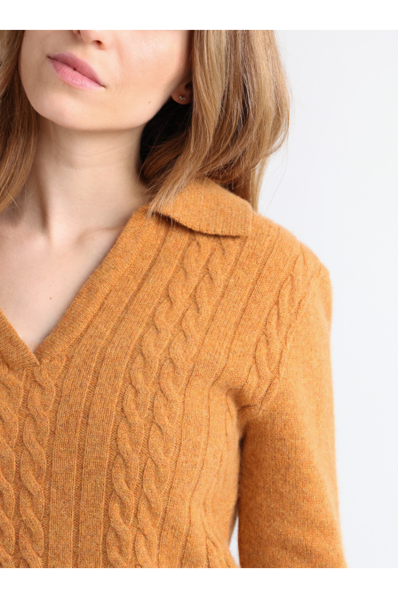 Pull laine col polo - 4 Monsieur Solfin | Fabriqué en France