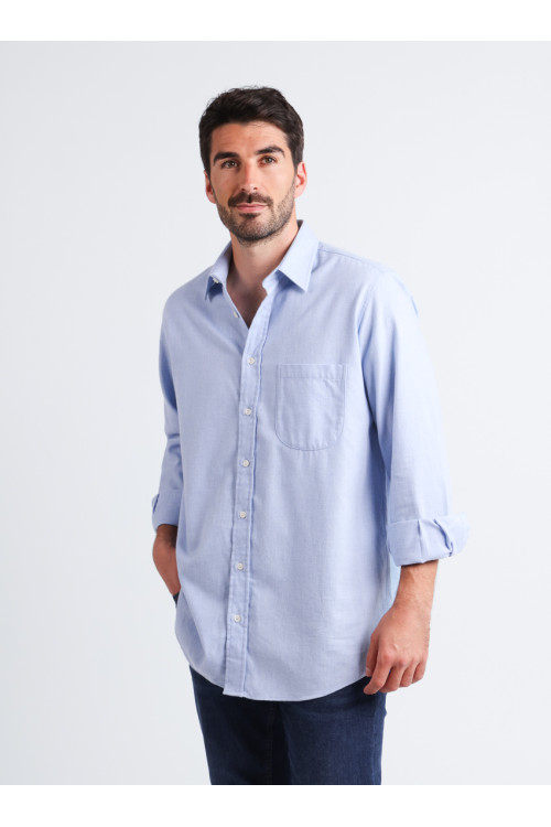 Chemise laine et coton - 1 Monsieur Solfin | Fabriqué en France