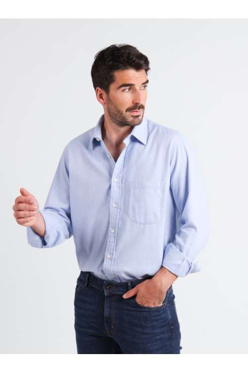 Chemise laine et coton - 1 Monsieur Solfin | Fabriqué en France 2