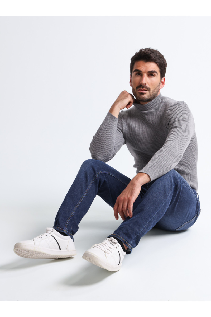 Tee-shirt en laine mérinos épais col cheminée - 7 Monsieur Solfin | Fabriqué en France Tee-shirt en laine mérinos épais col cheminée - 7 Monsieur Solfin | Fabriqué en France