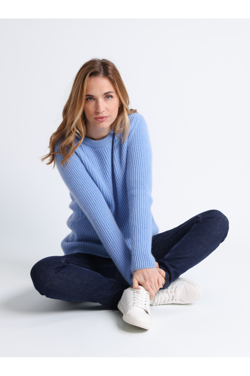 Pull femme en mohair - 4 Monsieur Solfin | Fabriqué en France