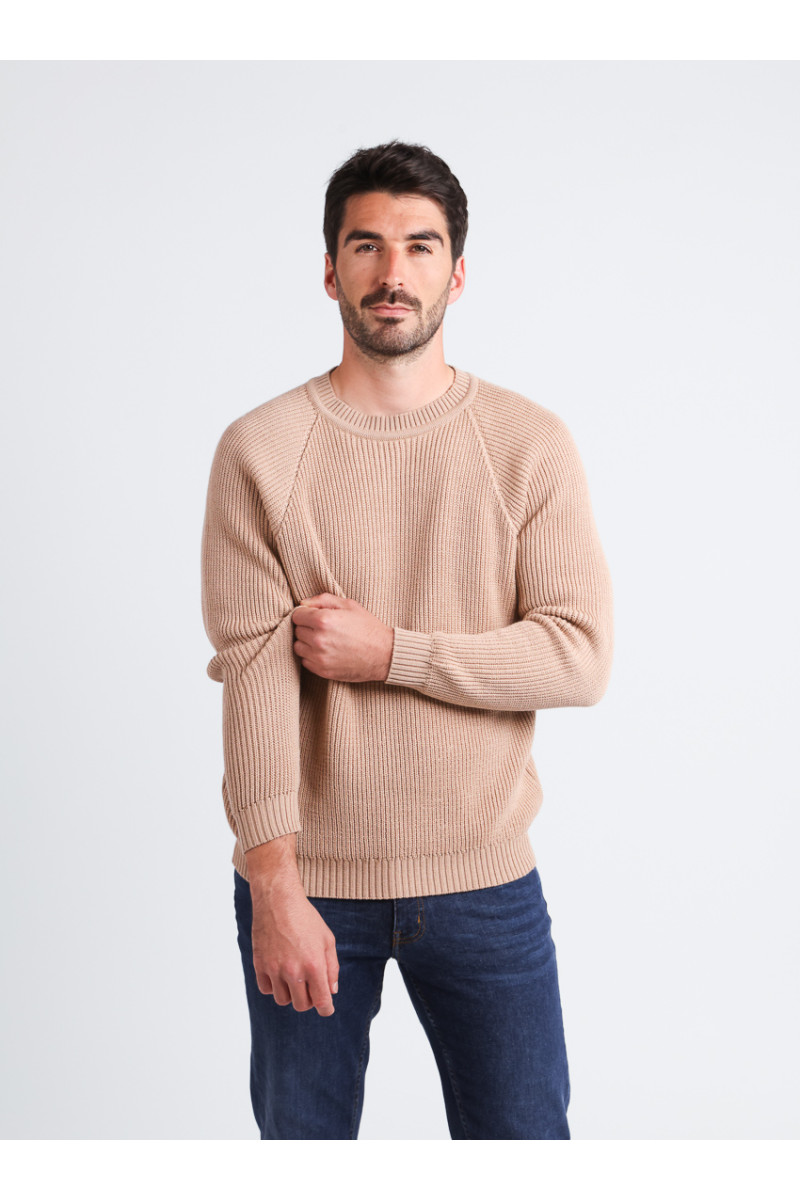 Pull laine en maille - 1 Monsieur Solfin | Fabriqué en France