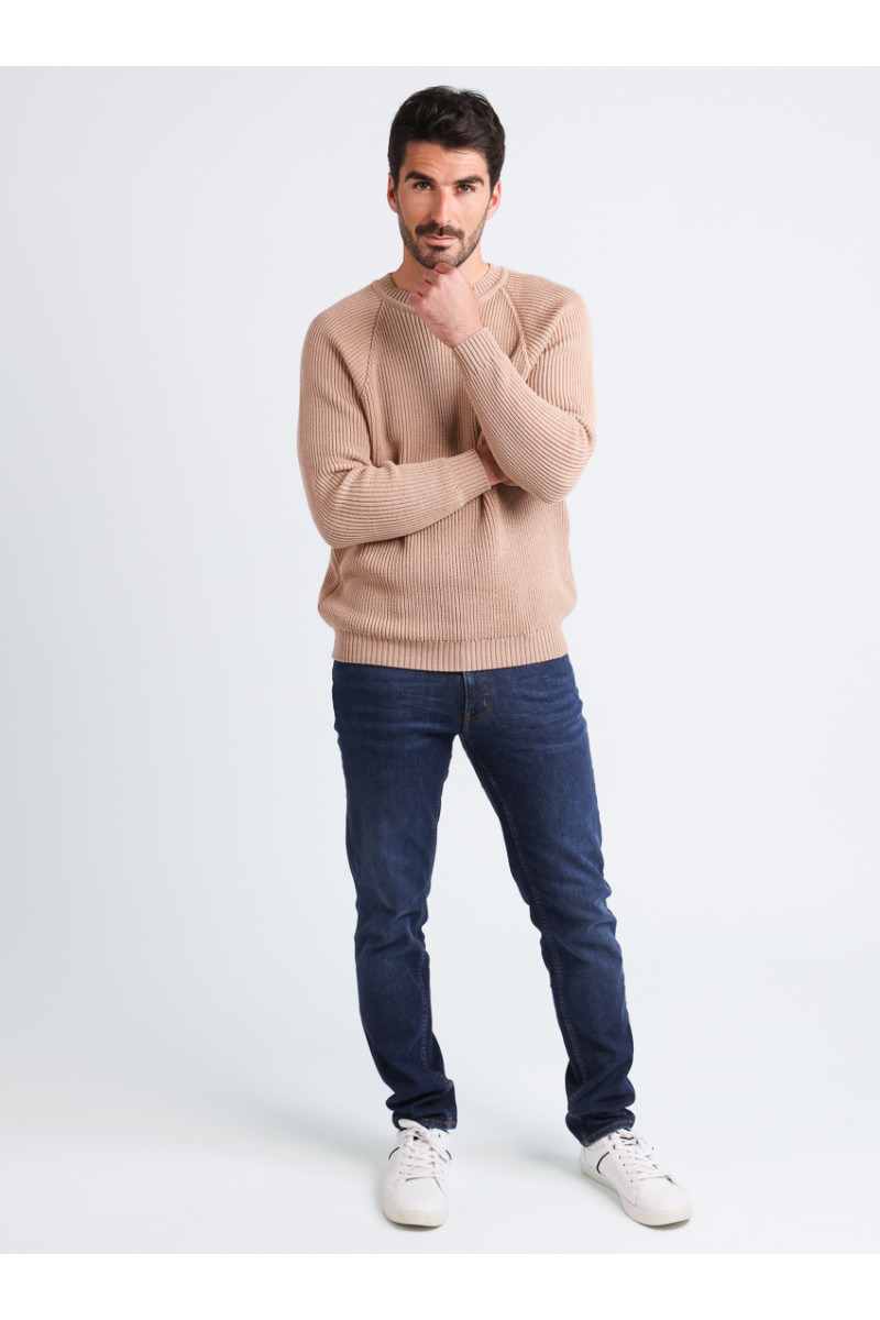 Pull laine en maille - 4 Monsieur Solfin | Fabriqué en France
