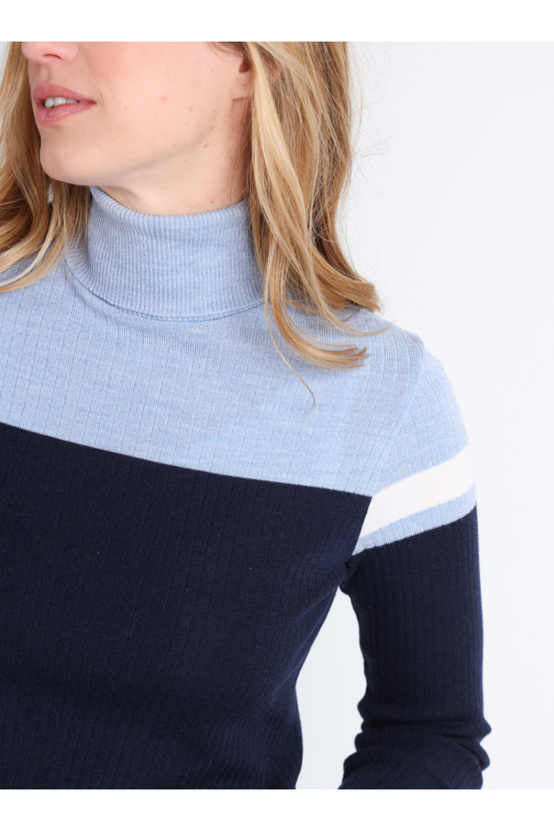 Pull chaussette col roulé - 3 Monsieur Solfin | Fabriqué en France